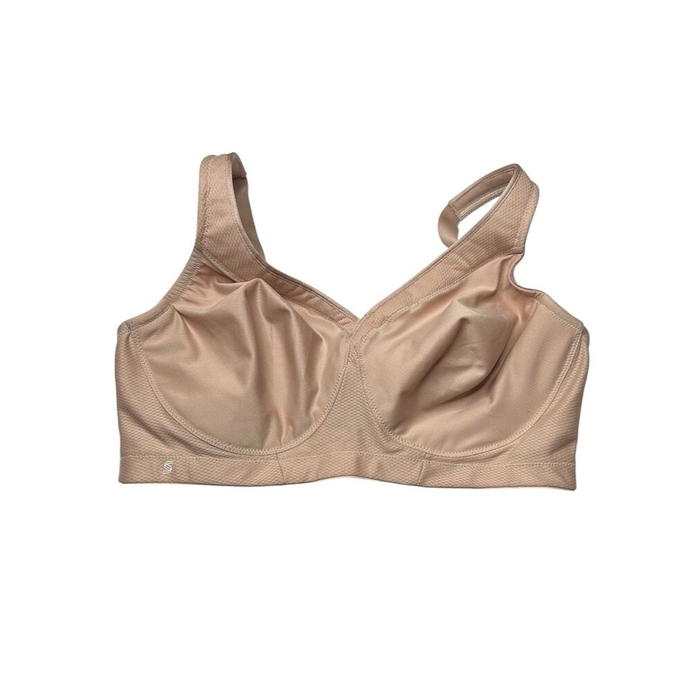 Glamorise sport Nude Wireless Support sports Bra 40D